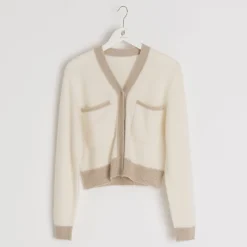 Cardigan Collar 2-Tone