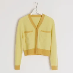Cardigan Collar 2-Tone