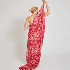 Cashmere Airy Scarf Cheetah