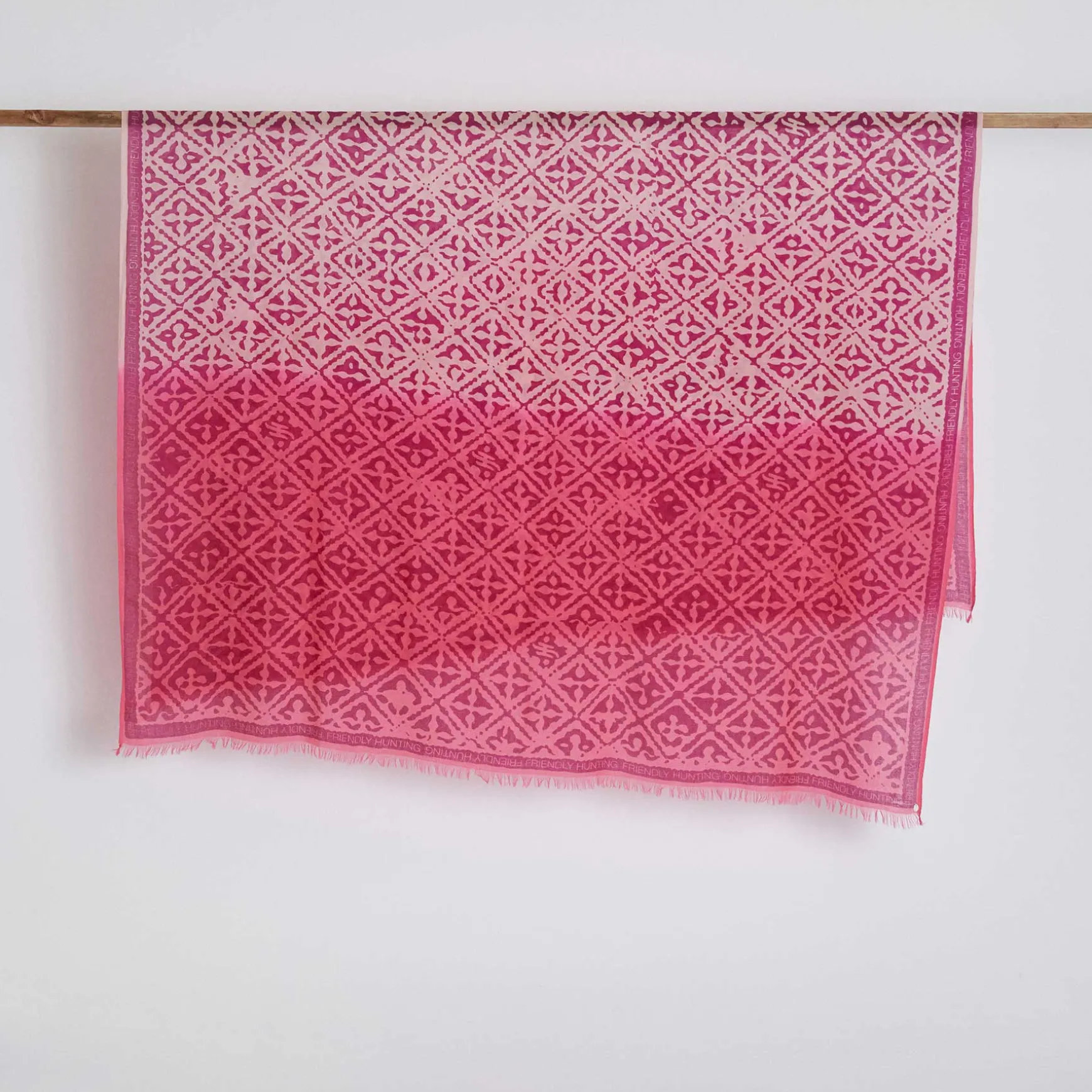 Cashmere Airy Scarf Dip Dye Eyes of Marrakesh