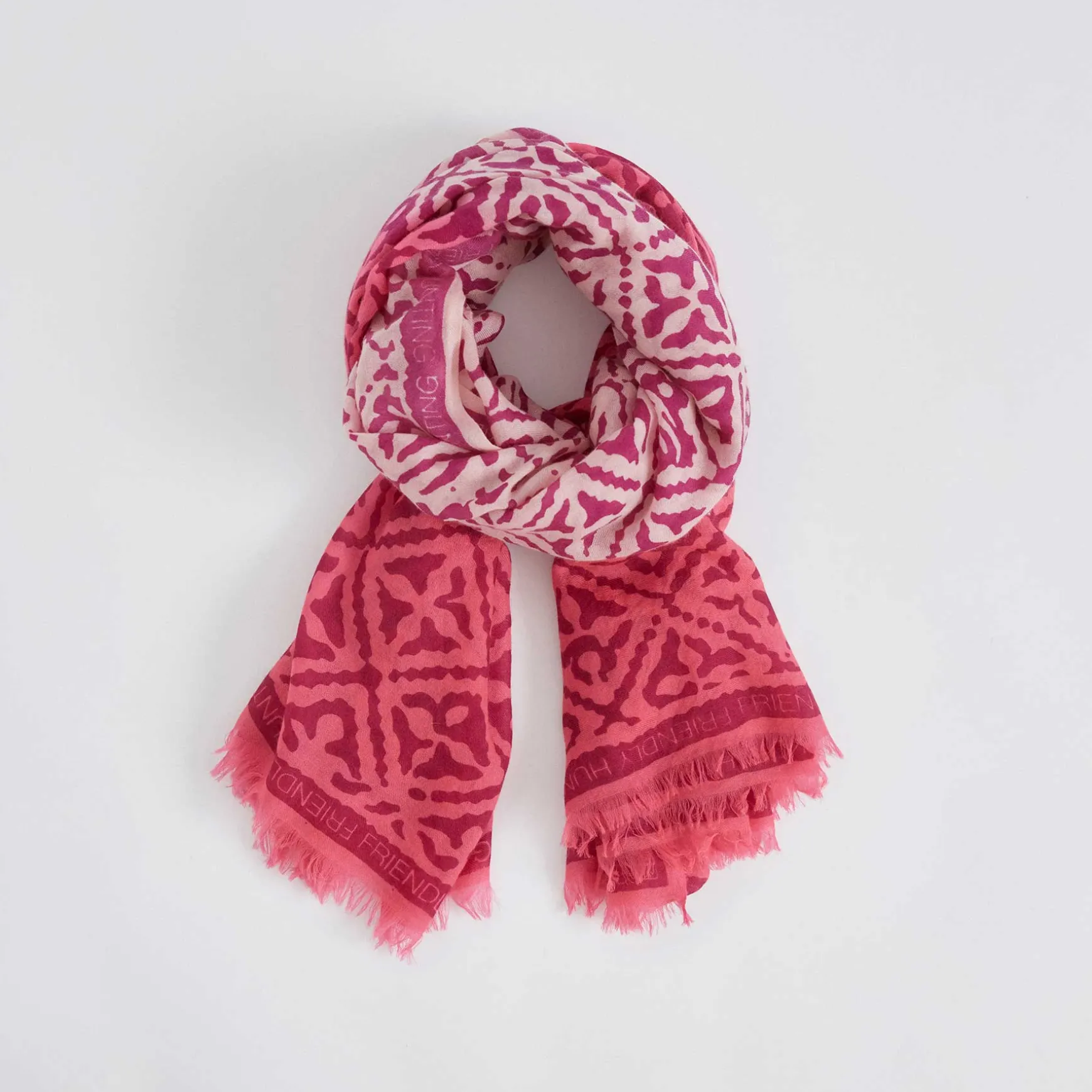 Cashmere Airy Scarf Dip Dye Eyes of Marrakesh