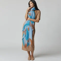 Cashmere Airy Scarf Garden Eden