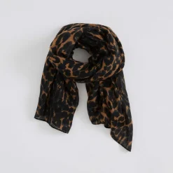 Cashmere Super Airy Scarf Cheetah