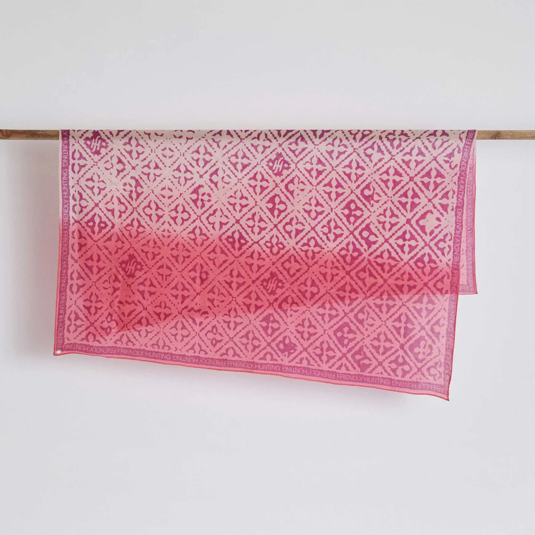 Cashmere Super Airy Scarf Dip Dye Eyes of Marrakesh