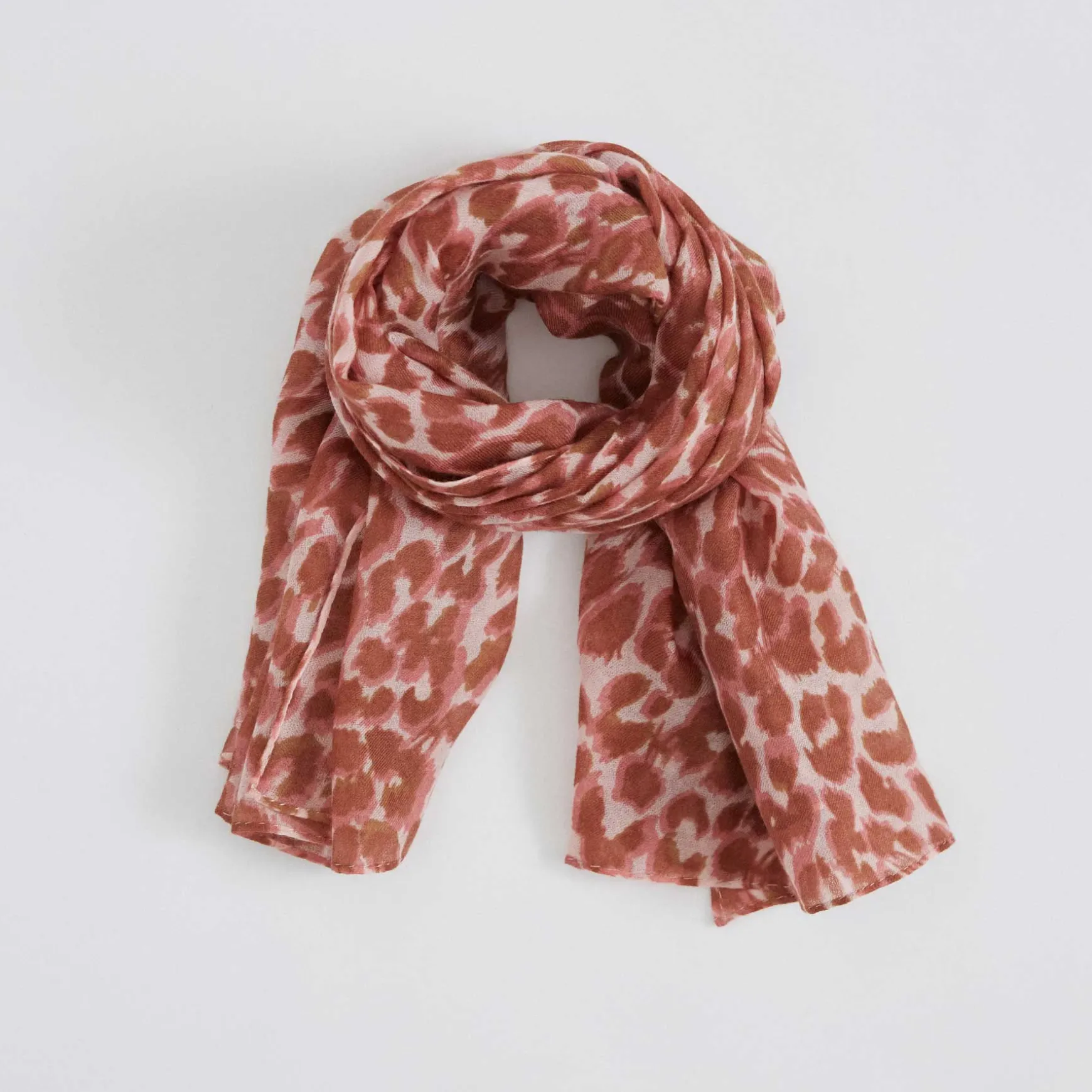 Cashmere Super Airy Scarf Cheetah