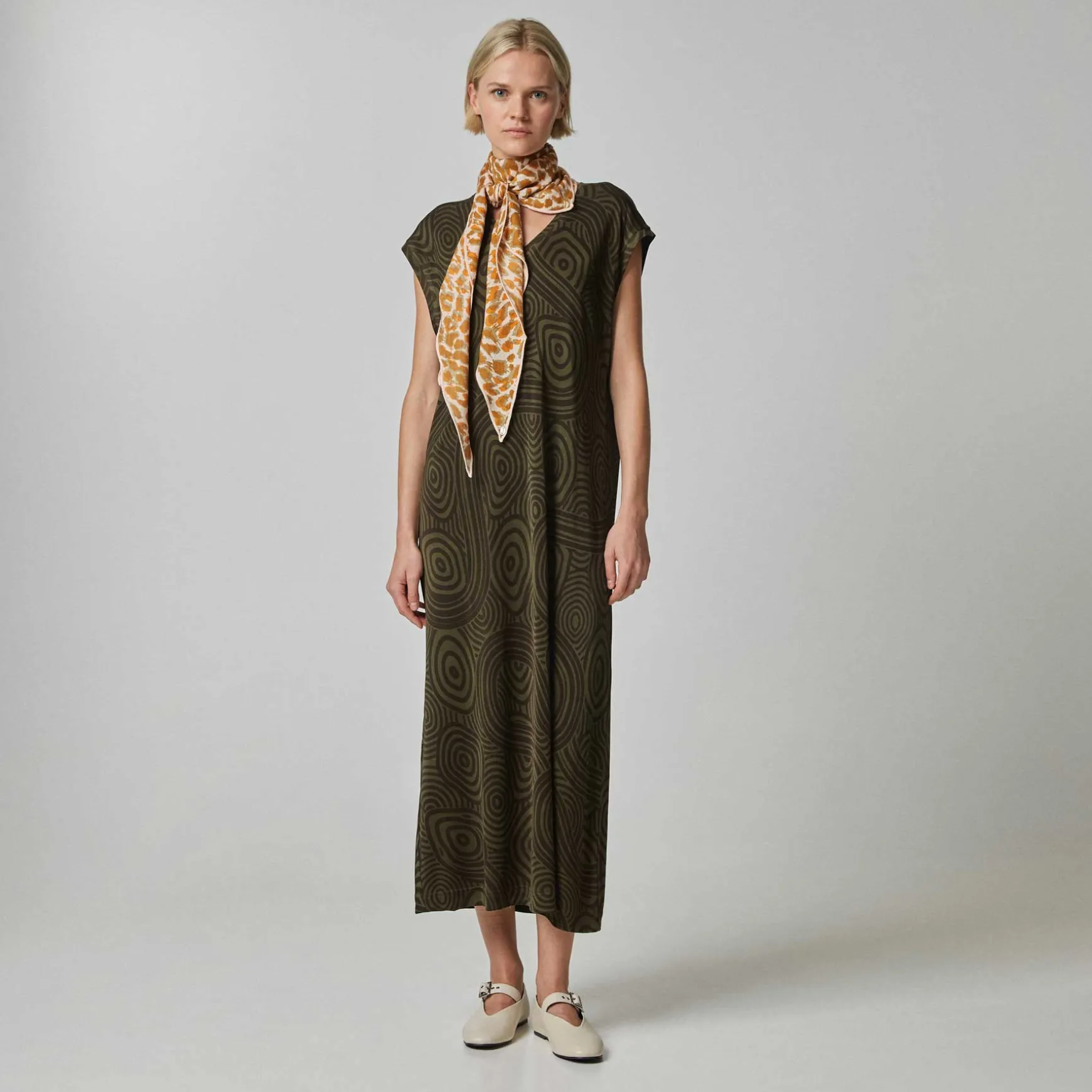 Dress Barrier Liquorize Snake Silk Jersey
