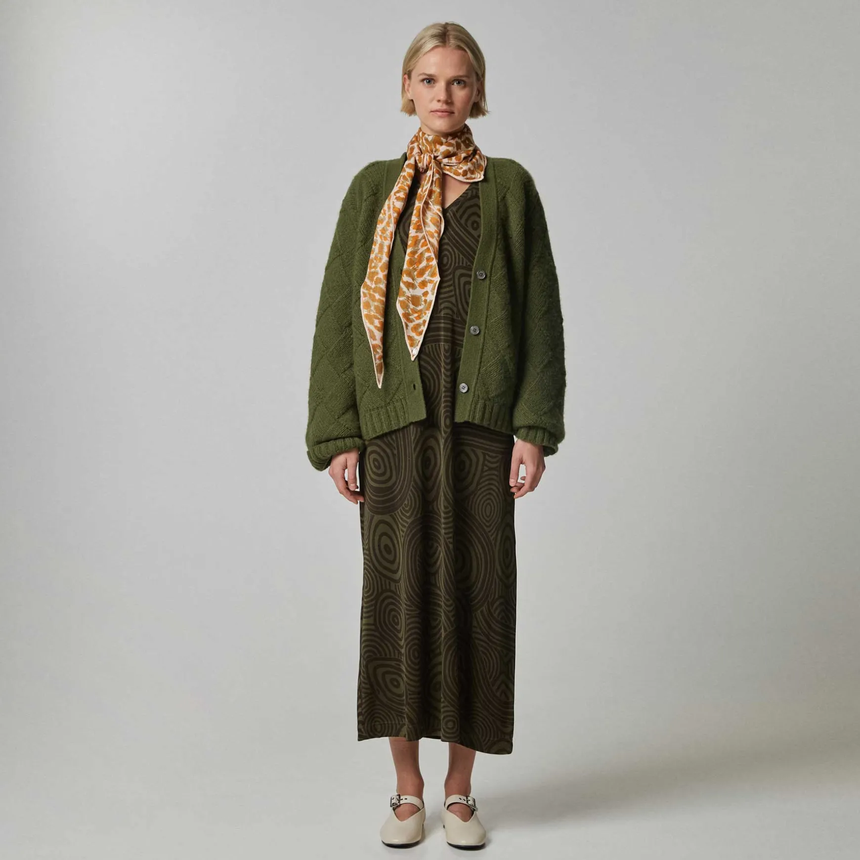 Dress Barrier Liquorize Snake Silk Jersey