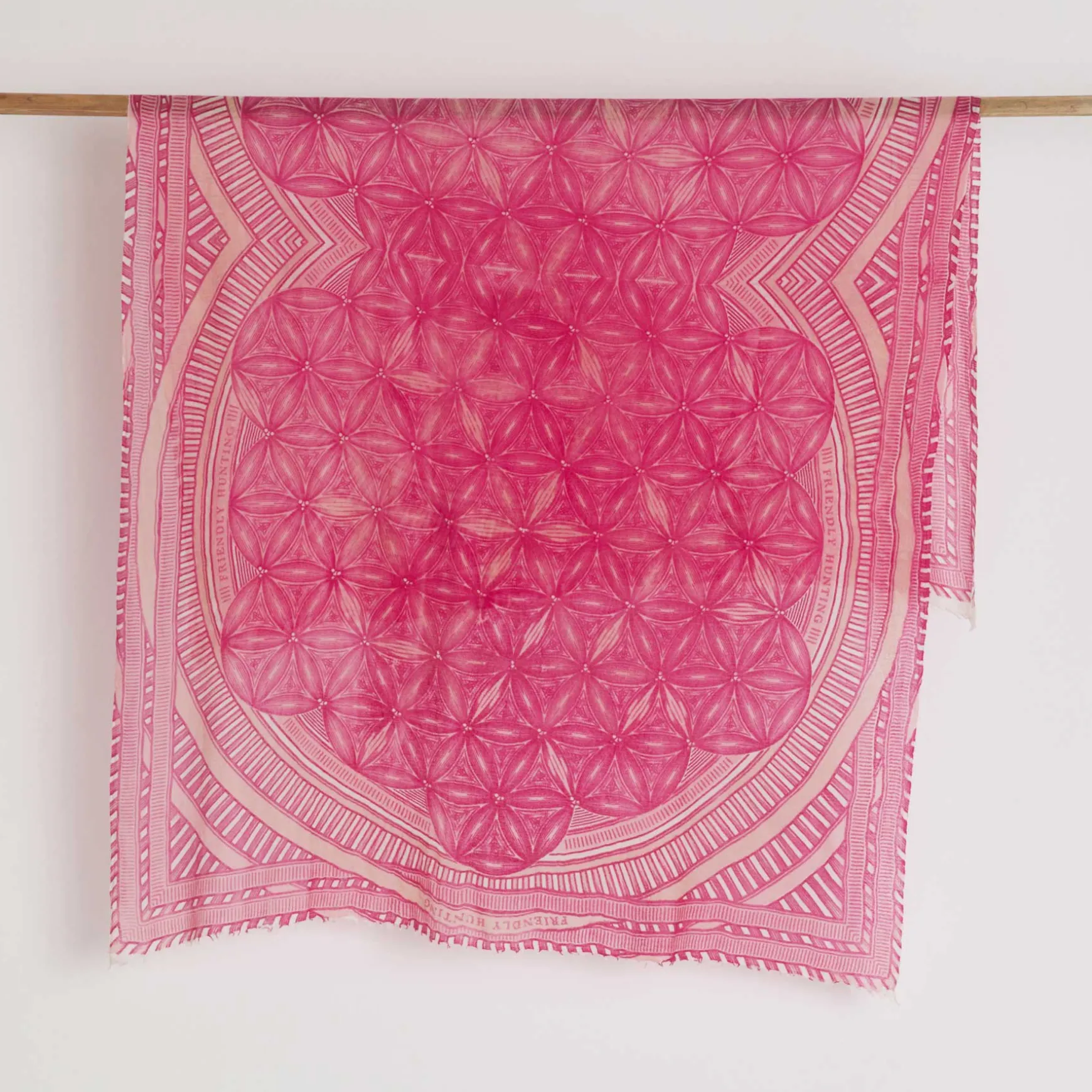 Felted Stole Flower of Life