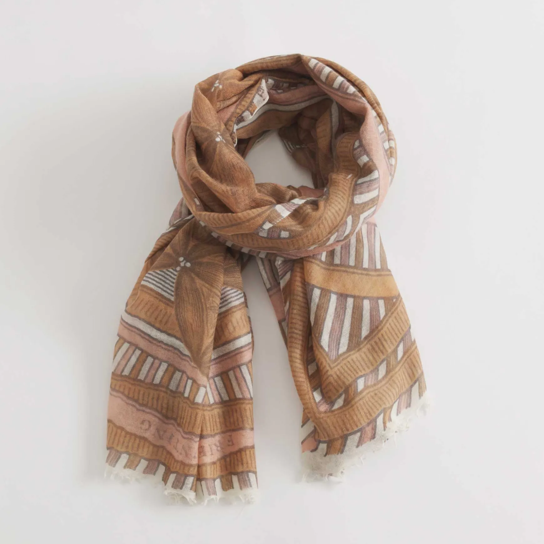 Felted Stole Flower of Life