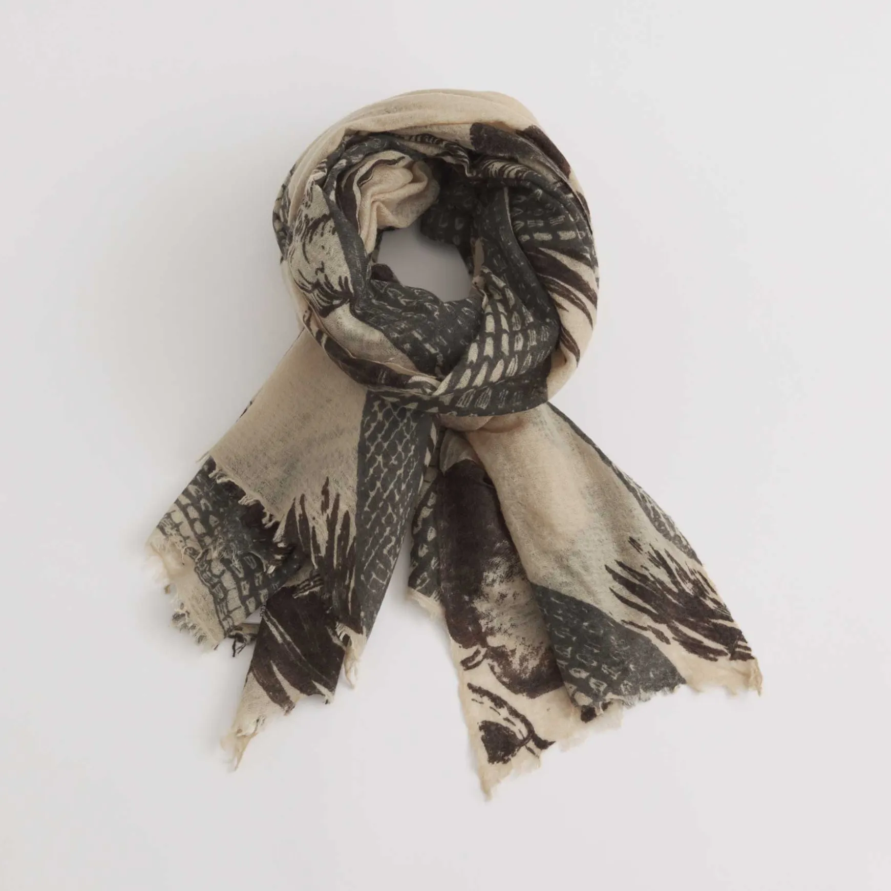 Felted Stole Garden Eden