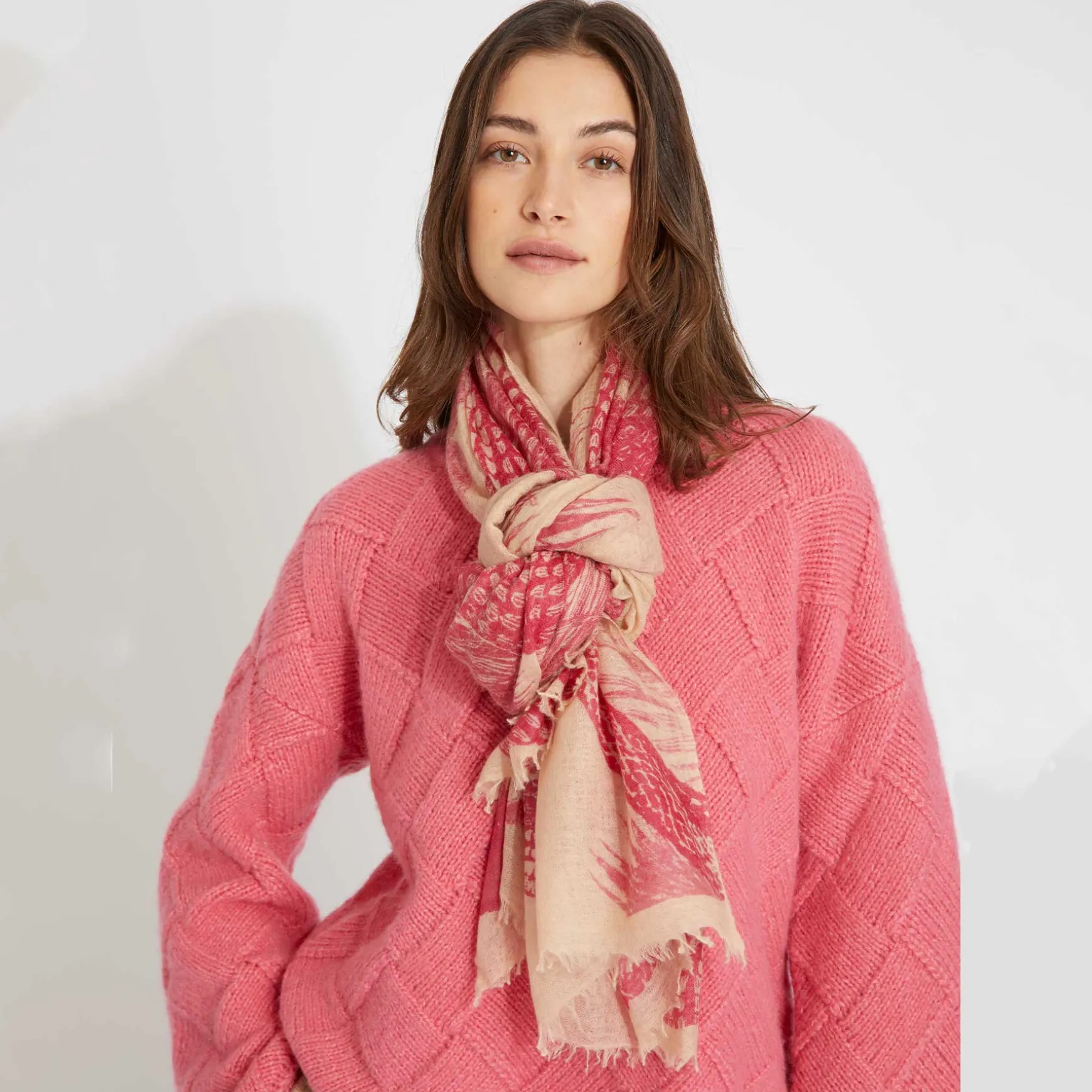 Felted Stole Garden Eden