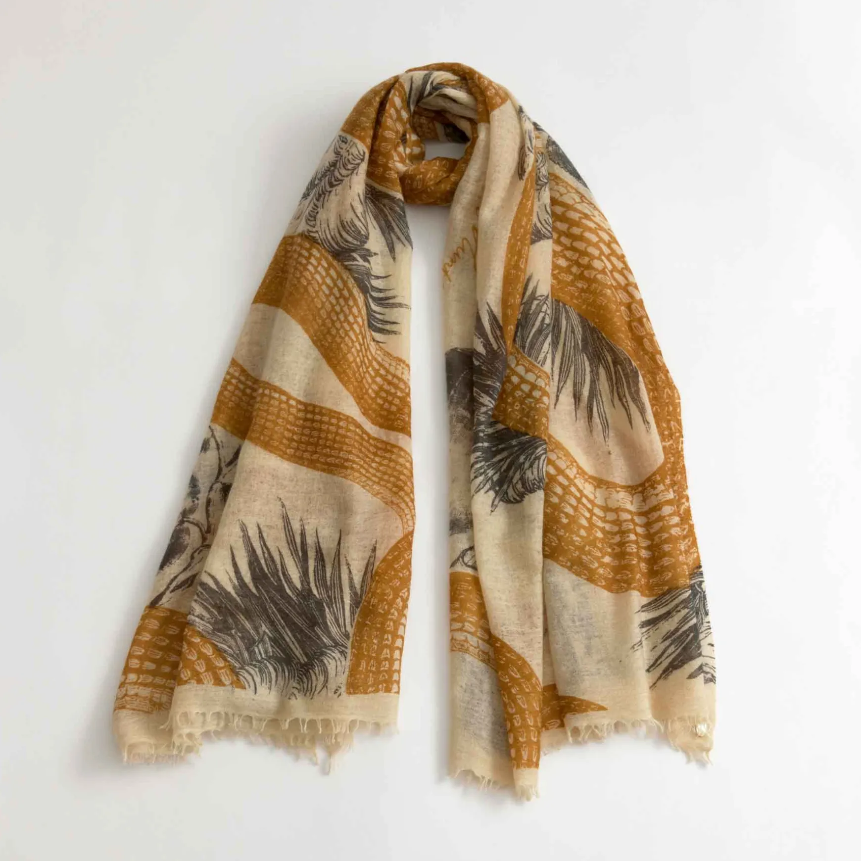 Felted Stole Garden Eden