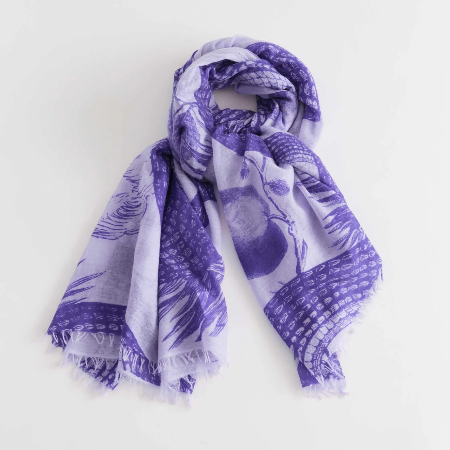 Felted Stole Garden Eden