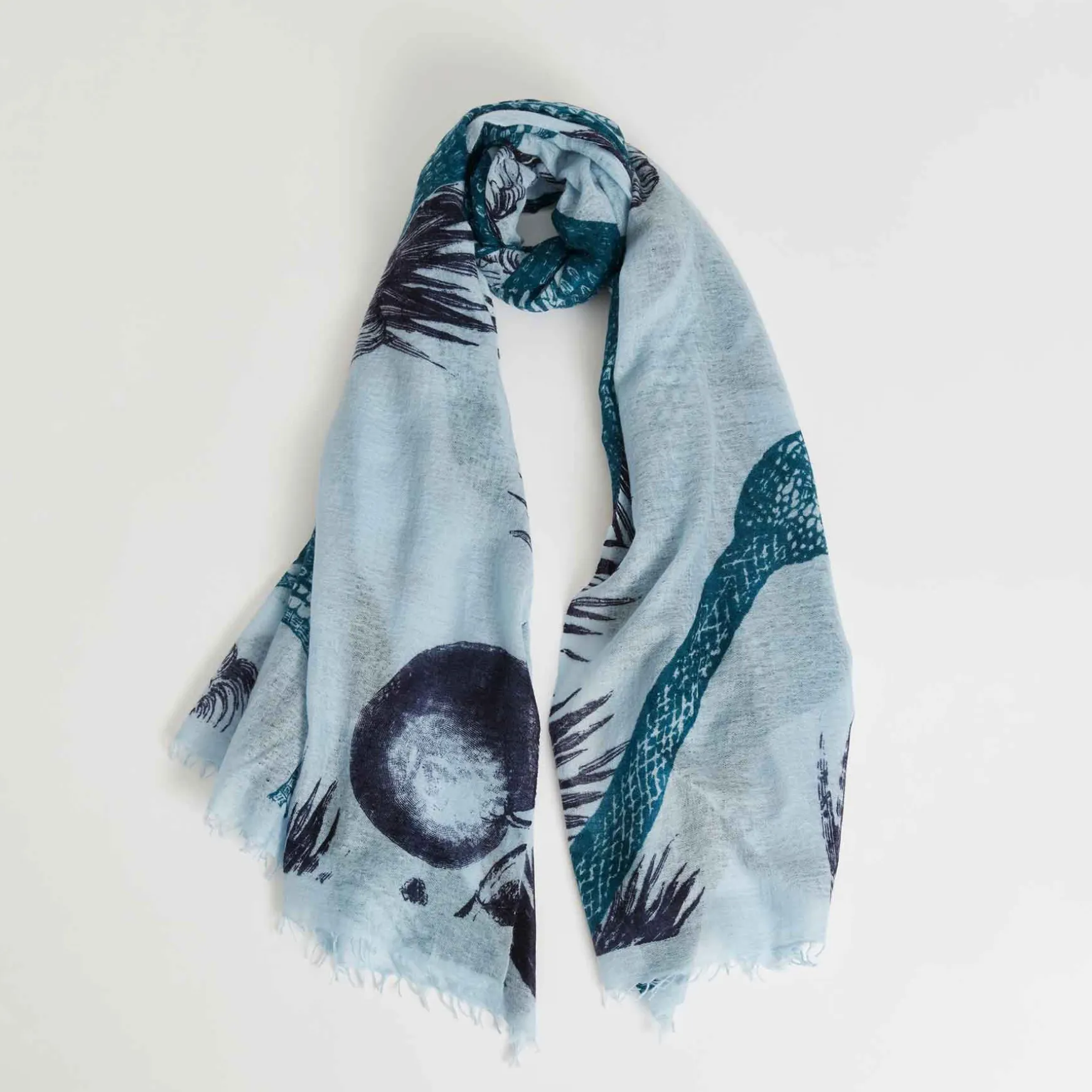 Felted Stole Garden Eden