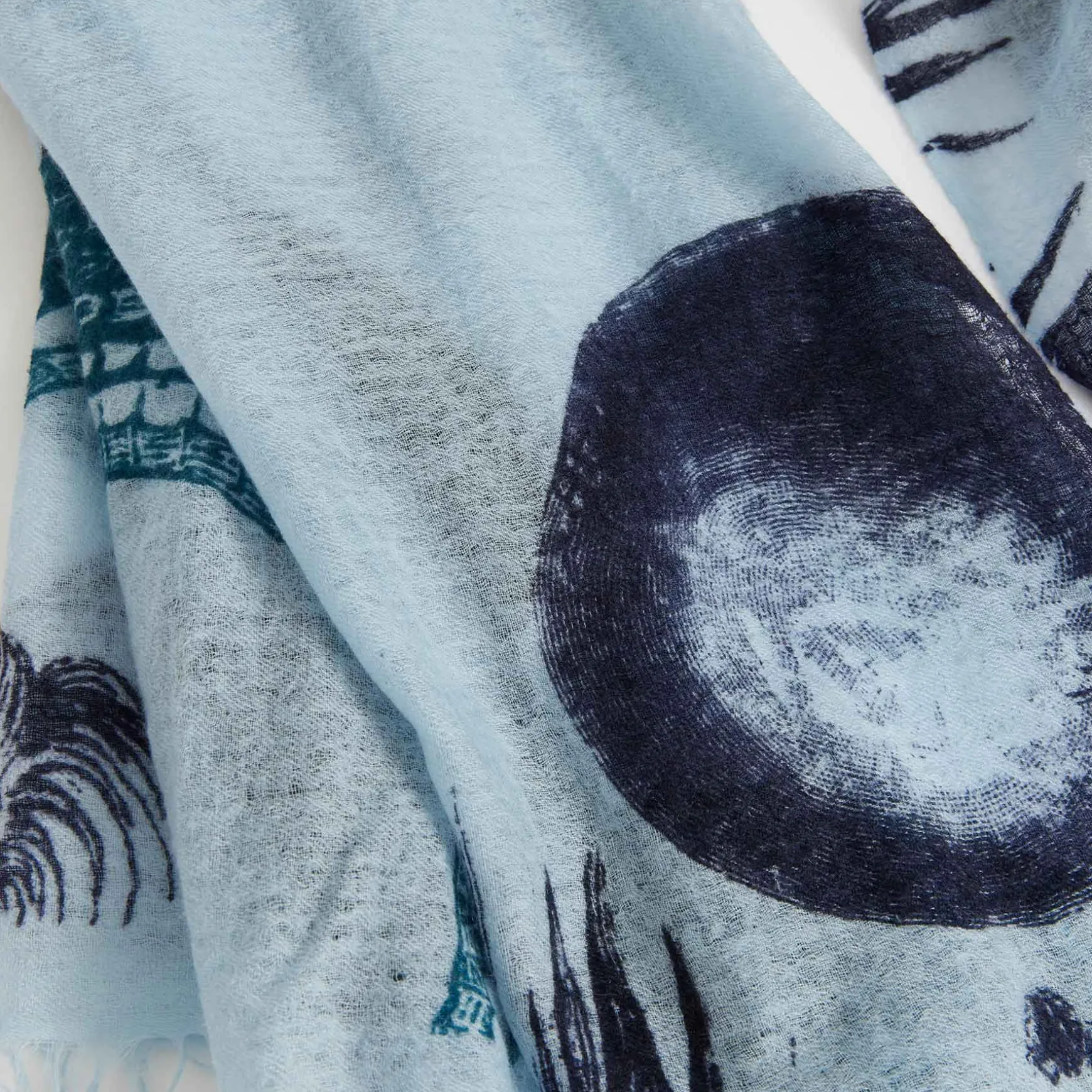 Felted Stole Garden Eden