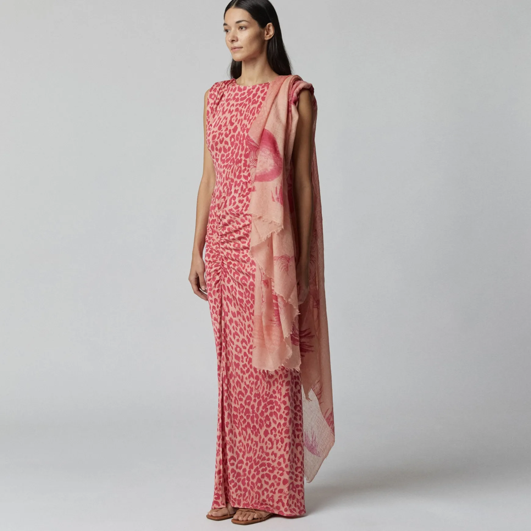 Felted Stole Garden Eden