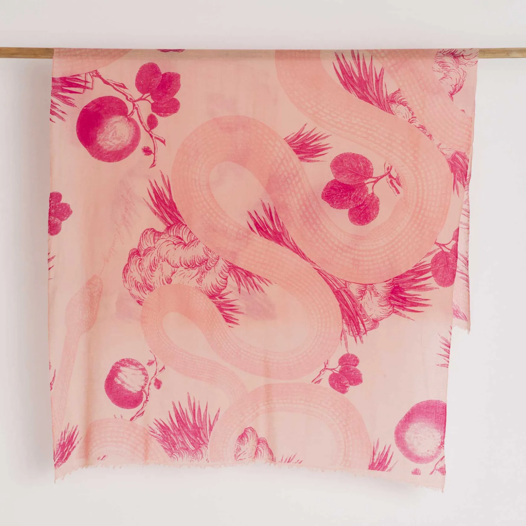 Felted Stole Garden Eden