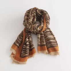 Felted Stole Long Cheetah