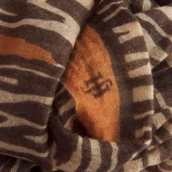 Felted Stole Long Cheetah