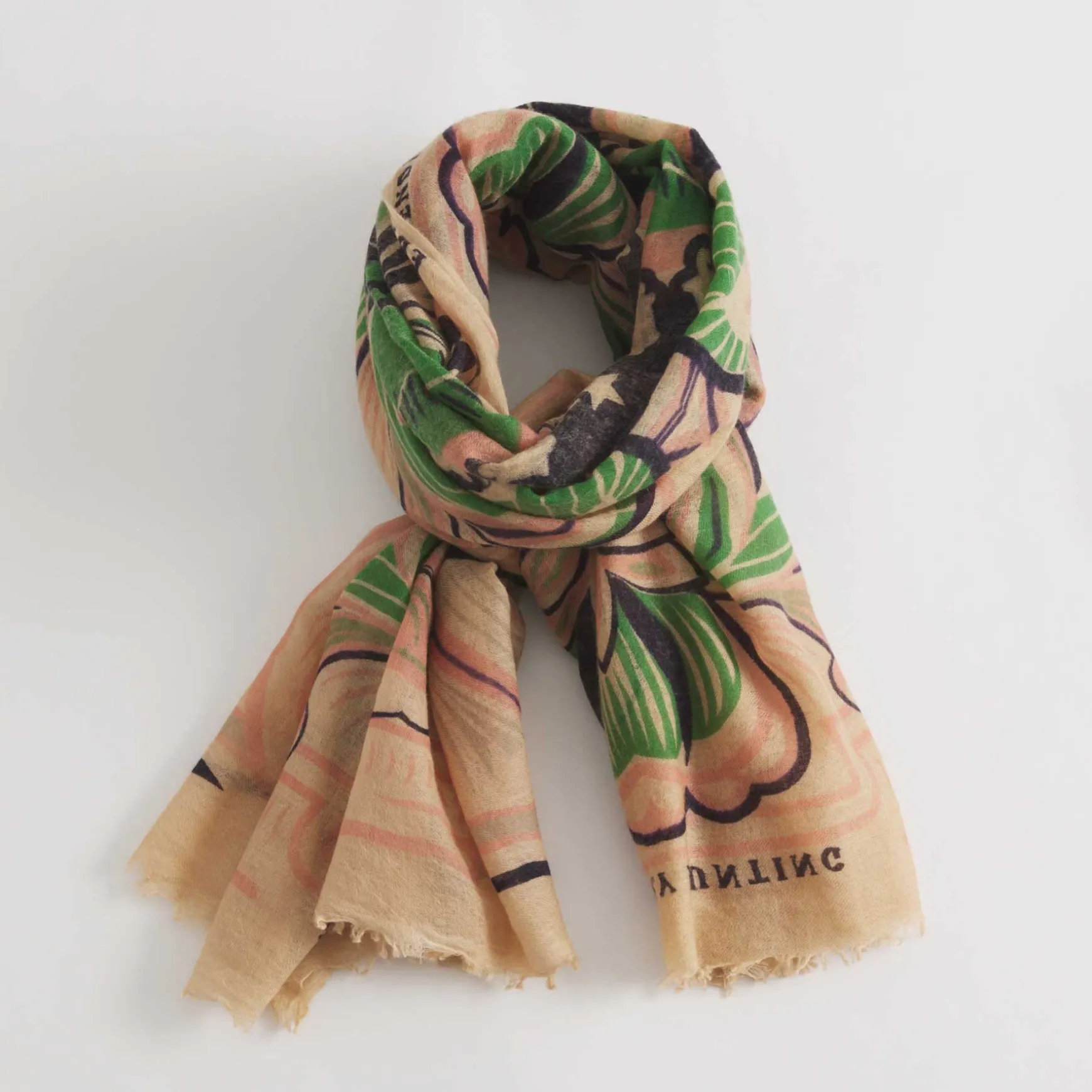 Felted Stole Monarch Butterfly