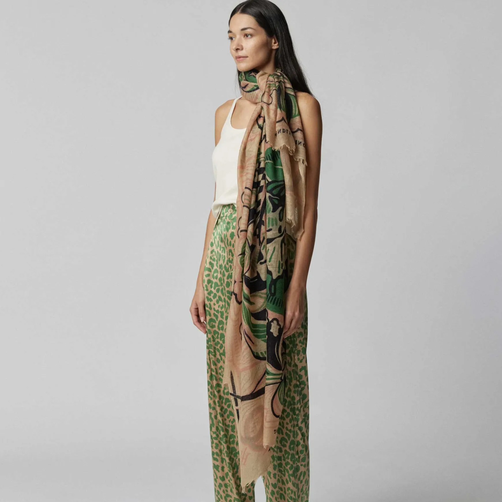 Felted Stole Monarch Butterfly