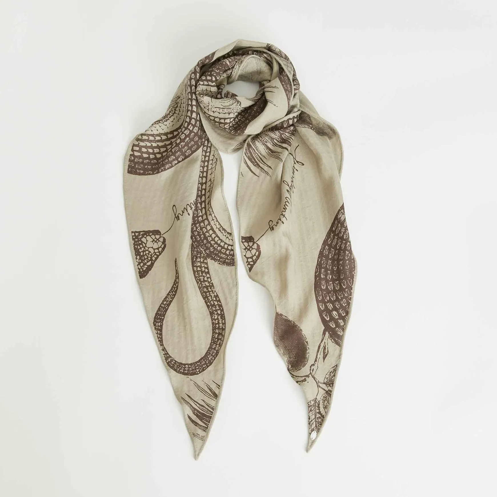 Kite Scarf Silk Cashmere Garden Eden