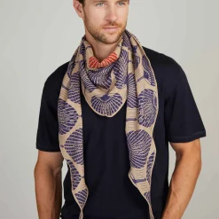 Kite Scarf Silk Cashmere Fan Affairs