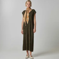 Kite Scarf Silk Cashmere Cheetah