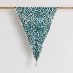 Kite Scarf Silk Cashmere Cheetah