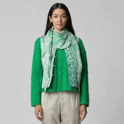 Kite Scarf Silk Cashmere Escargot
