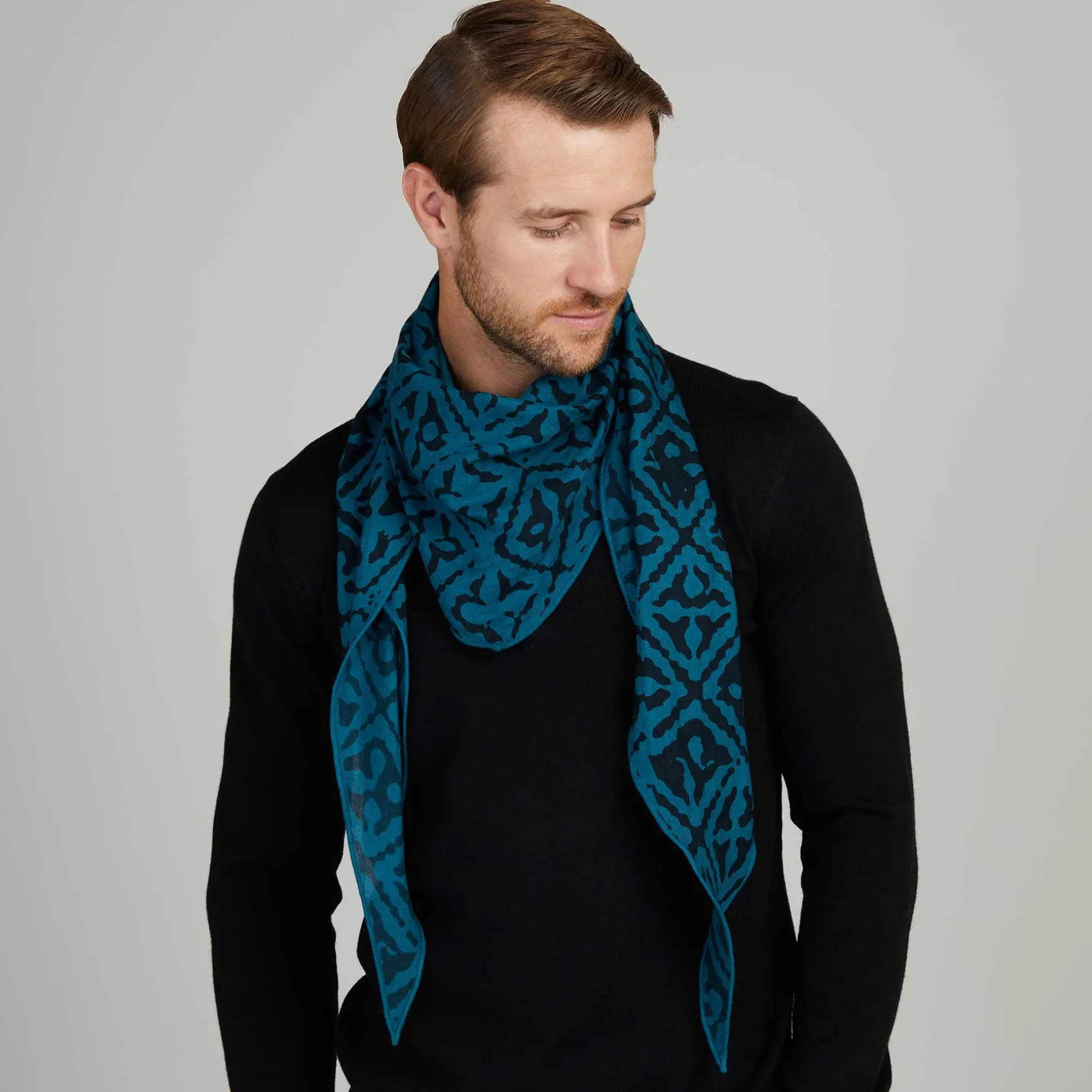 Kite Scarf Silk Cashmere Eyes of Marrakesh