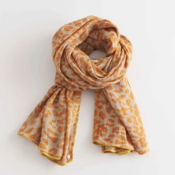 Linen Cashmere Patch Cheetah