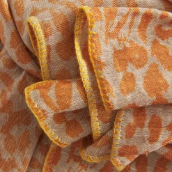 Linen Cashmere Patch Cheetah