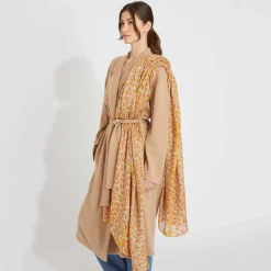 Linen Cashmere Patch Cheetah