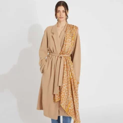 Linen Cashmere Patch Cheetah