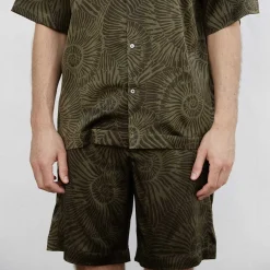 Silk Shorts Spring Escargot