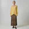 Skirt Spread Cheetah Silk Jersey