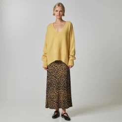 Skirt Spread Cheetah Silk Jersey