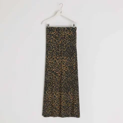 Skirt Spread Cheetah Silk Jersey