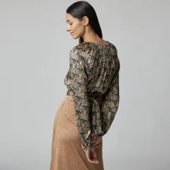 Skirt Spread Escargot Silk Jersey