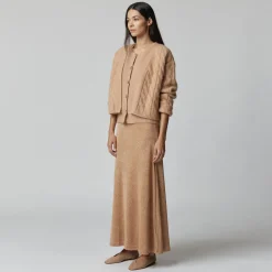 Skirt Spread Escargot Silk Jersey