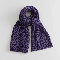 Stola Knit Scarf Cheetah