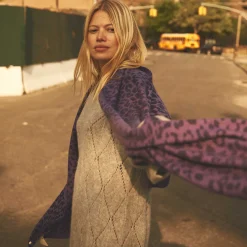 Stola Knit Scarf Cheetah