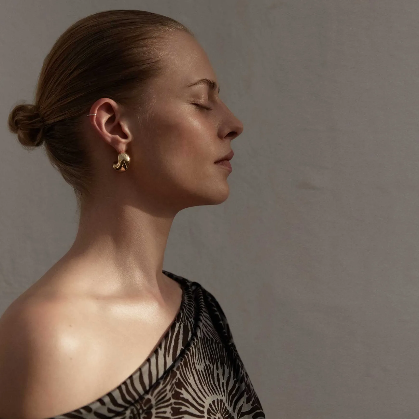 Top Lucky Escargot Silk Jersey