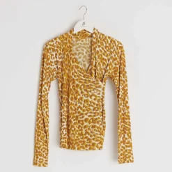Top Saba Cheetah Silk Jersey