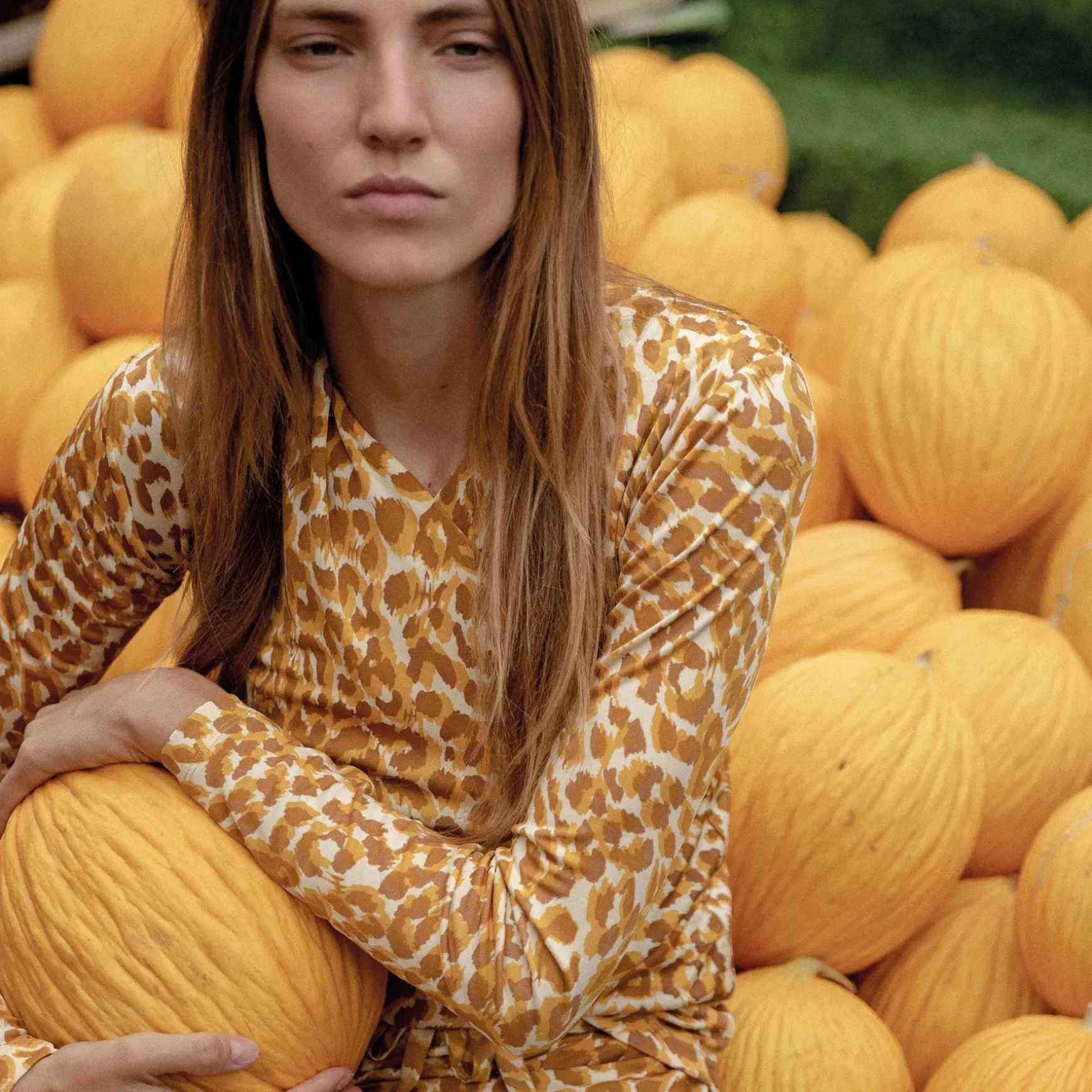 Top Saba Cheetah Silk Jersey