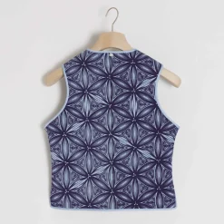 Vest Reversible Flower of Life / Monarch Butterfly