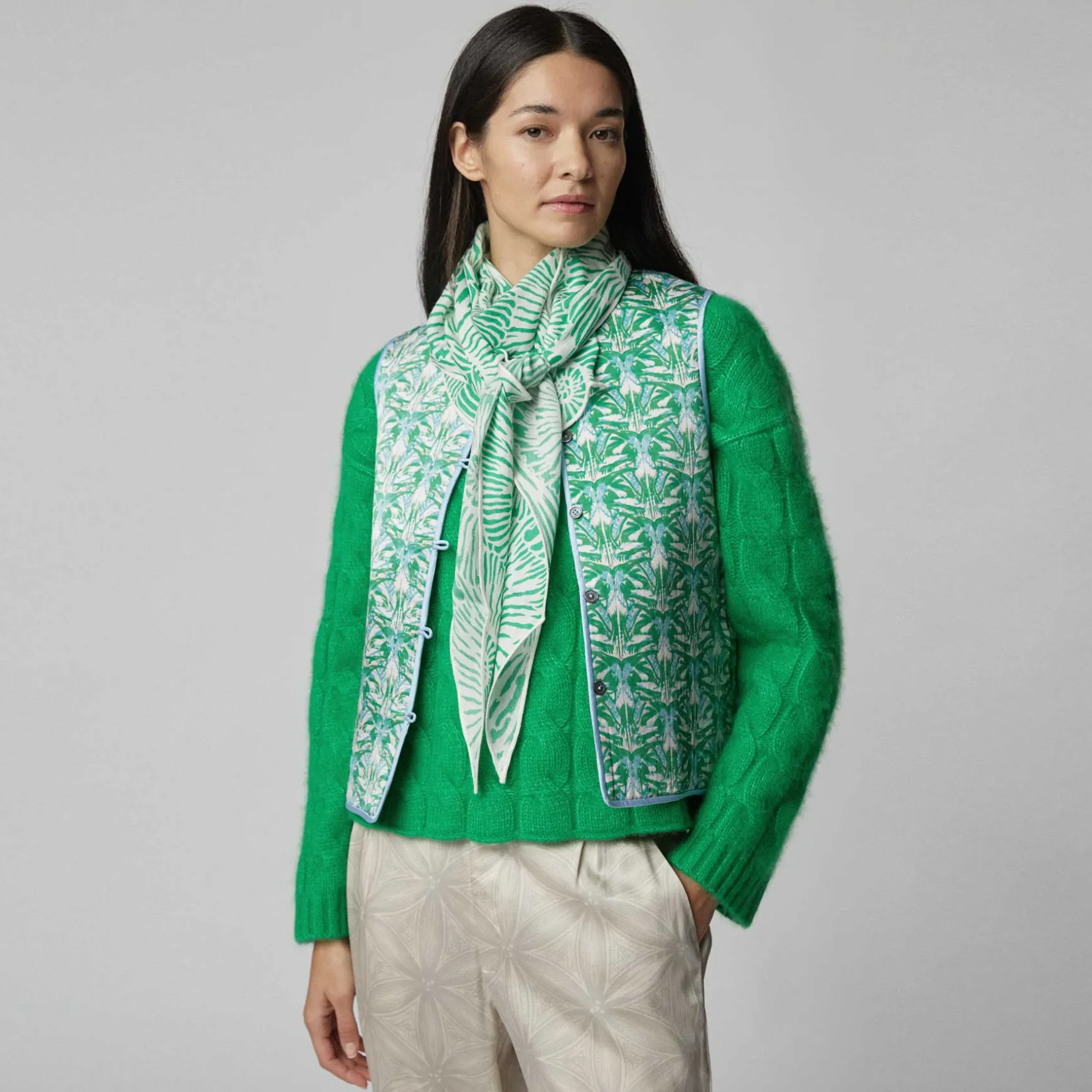 Vest Reversible Flower of Life / Monarch Butterfly