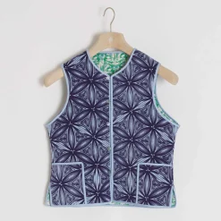 Vest Reversible Flower of Life / Monarch Butterfly