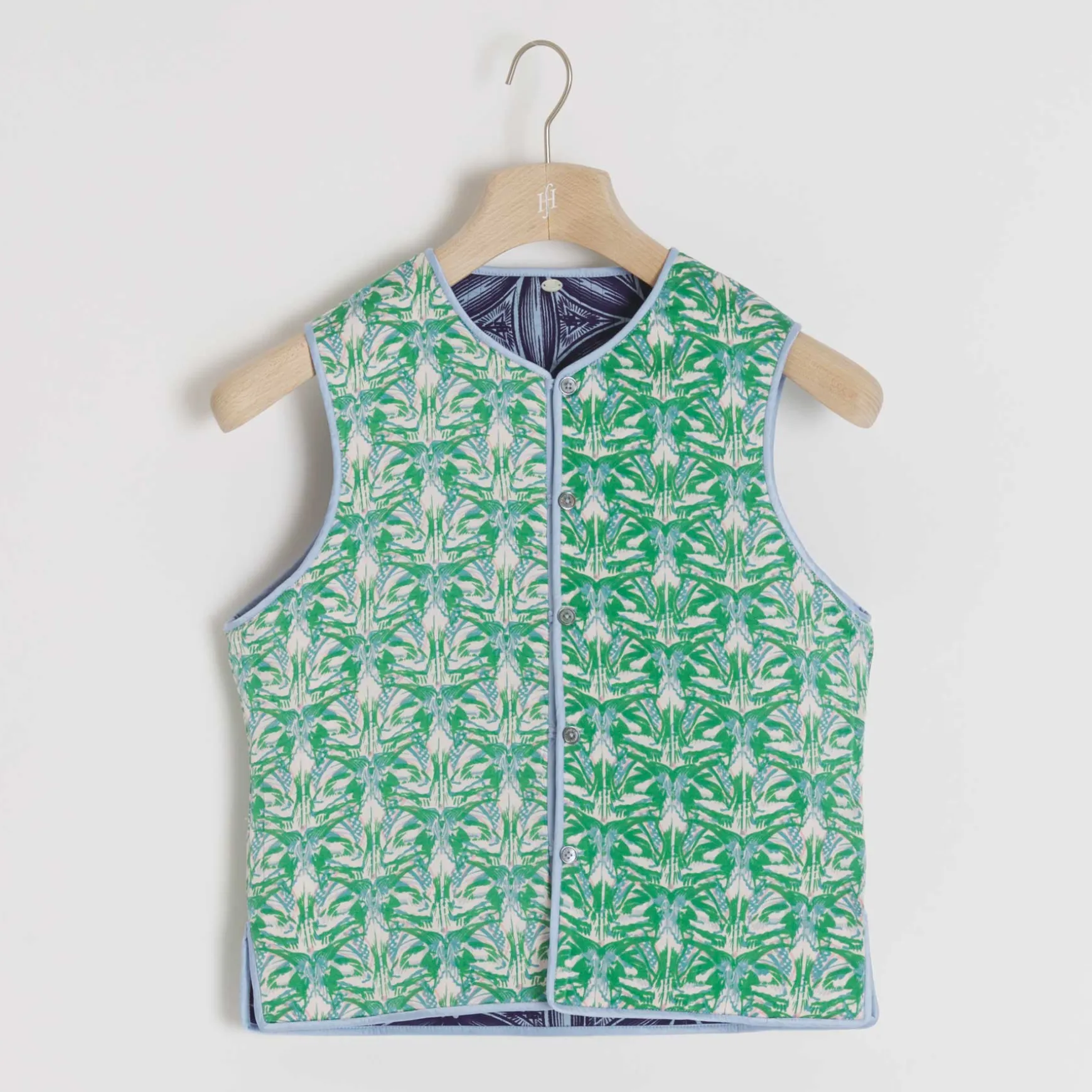 Vest Reversible Flower of Life / Monarch Butterfly